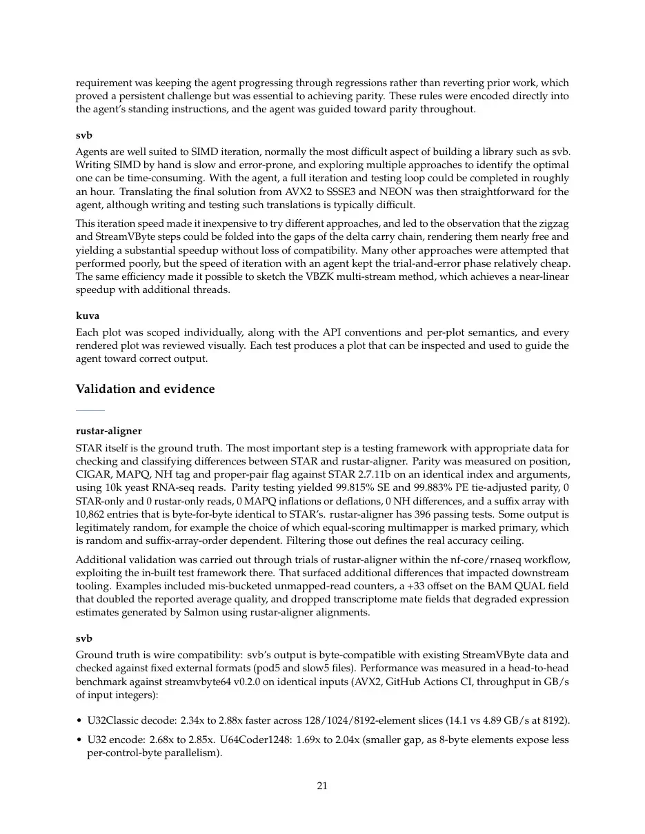 OpenAI field-report page for the rustar-aligner case study