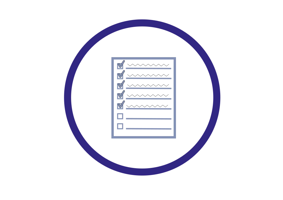 Checklist một phần đã hoàn thành dùng cho quy trình audit và xuất bản review