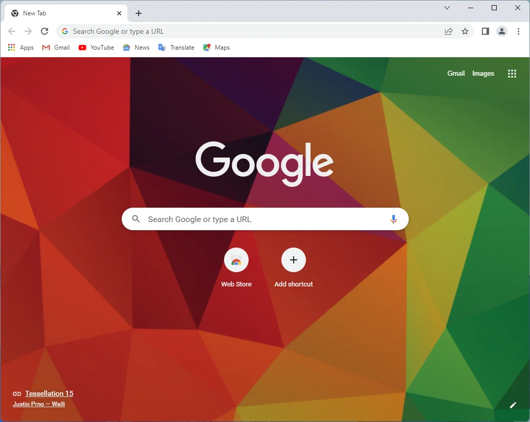 Giao diện Google Chrome đang chạy trên Windows 11 với thanh tab và trang nội dung
