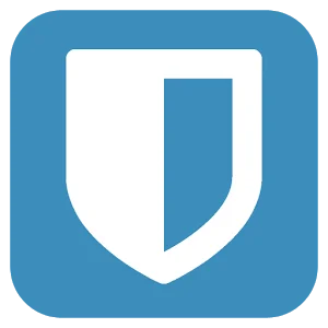 Logo Bitwarden, trình quản lý mật khẩu dùng để tạo, lưu, chia sẻ và tự động điền thông tin đăng nhập an toàn